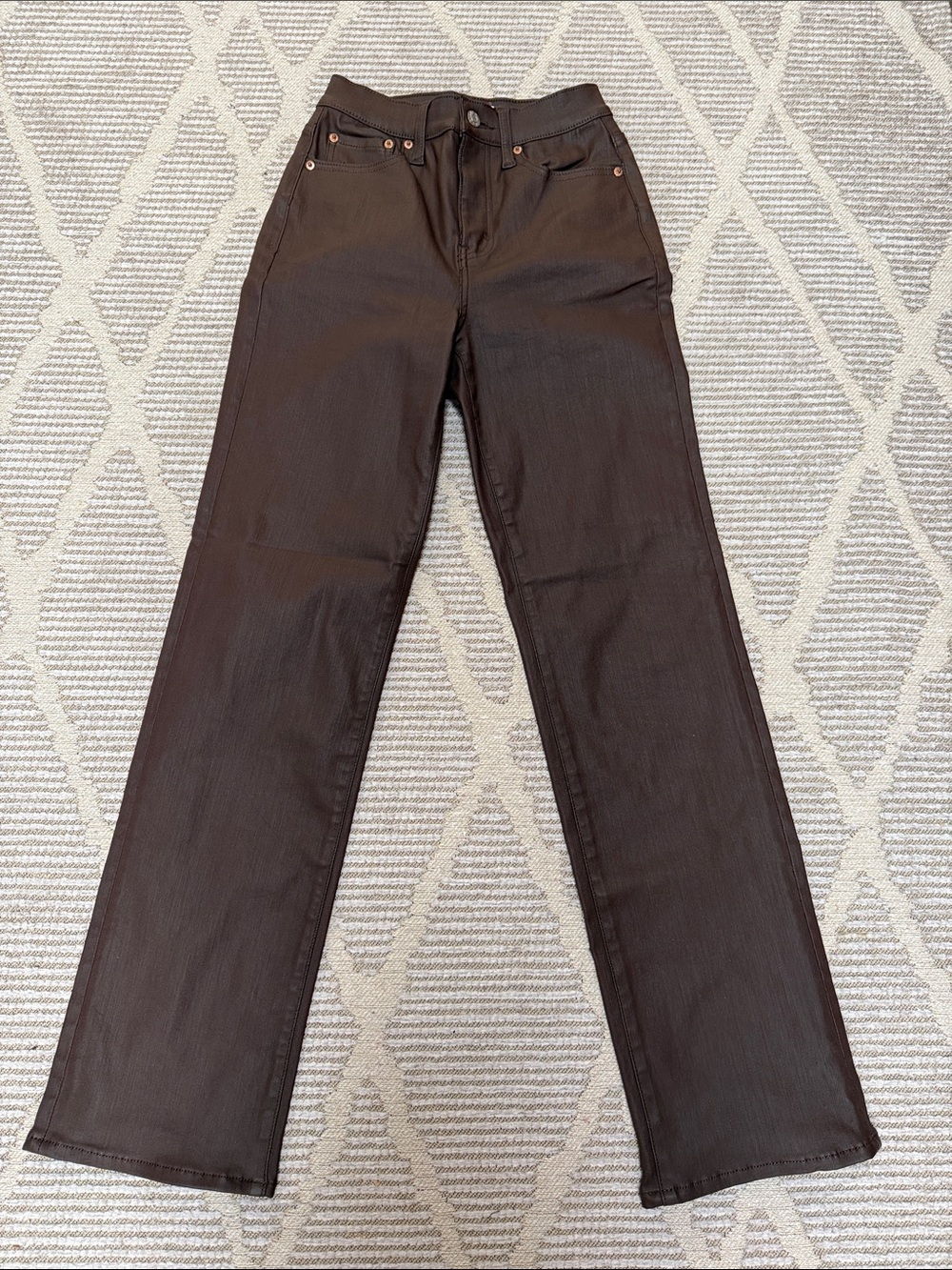 Women’s Wide-Leg Jeans in Dark Brown